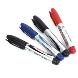 卡装4支记号笔 义乌二元店批发首选，办公绘画多功能粗笔详解